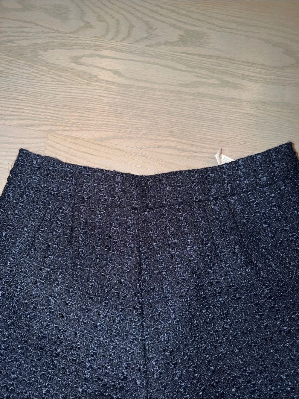 Endless Rose Navy Tweed High-Waisted Shorts – Size Medium – NWT
